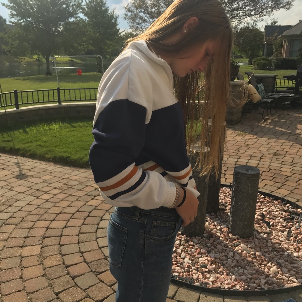 80s Quarter Zip Sweatshirt LA Hearts - Picture 3 of 6